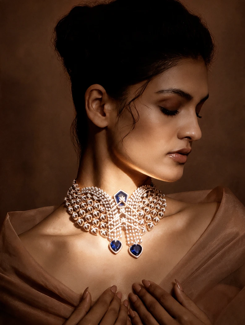 Teardrop Lattice Pattern